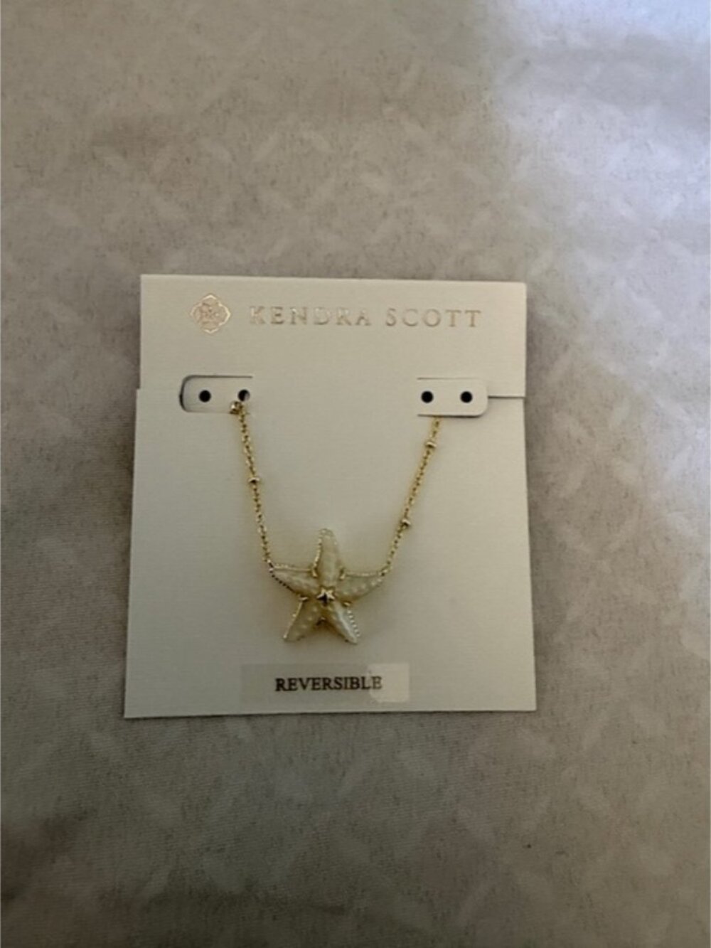 💞💞💖 kendra scott parker starfish gold short pendant necklace - Picture 3 of 4